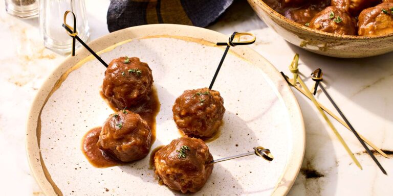 Apple Butter Meatballs: Easy Slow Cooker Recipe