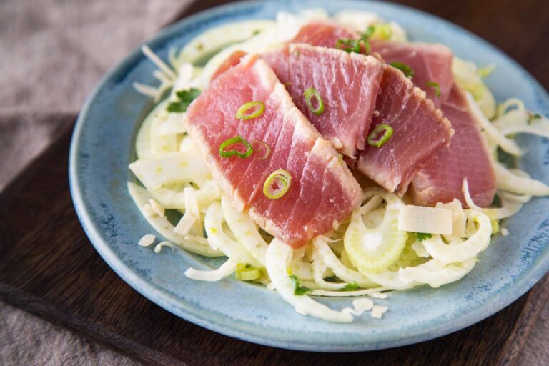 Succulent Seared Ahi Tuna: A Deliciously Fresh Seafood Delight for Your Taste Buds