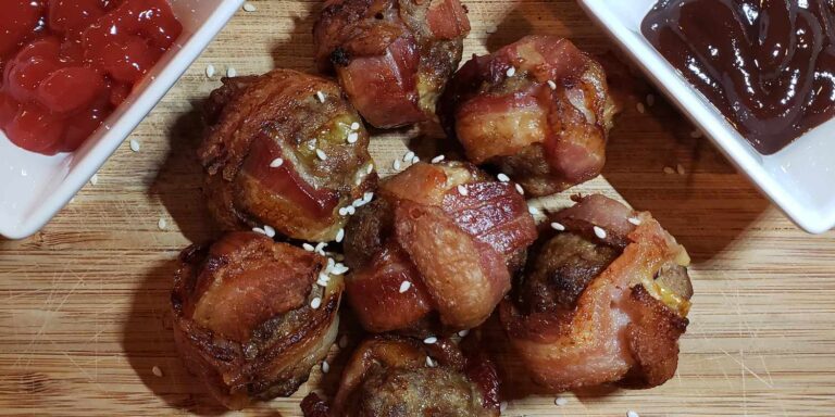 Irresistible Bacon-Wrapped Cheeseburger Bites: A Flavorful Game Day Delight!