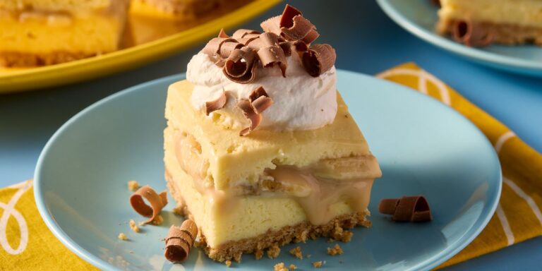 Banoffee Cheesecake Bars RecipeIrresistible Banoffee Cheesecake Bars: A Decadent Delight for Every Sweet Tooth!
