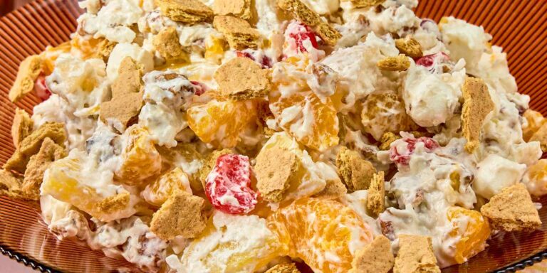 Millionaire Cheesecake Salad Recipe »Indulge in Luxurious Millionaire Cheesecake Salad: A Decadent Delight for Every Occasion! »